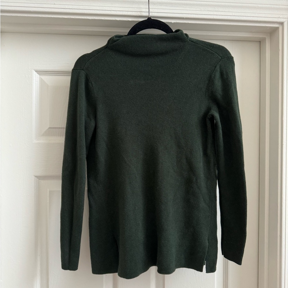 J.Jill Green High Neck Sweater